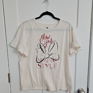 Minnie Style Cream T-Shirt